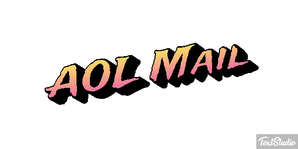 AOL Mail Text effect