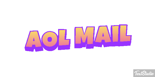 AOL Mail Text effect
