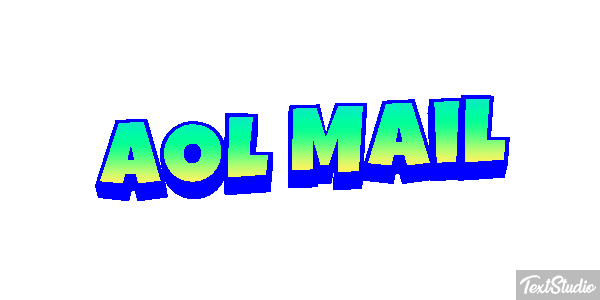 AOL Mail Text effect