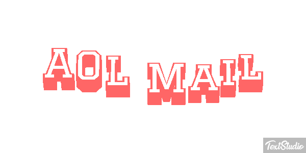 AOL Mail Text effect