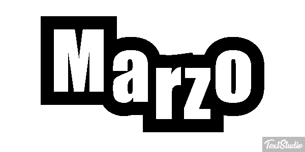 Marzo Text effect