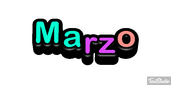 Marzo Text effect