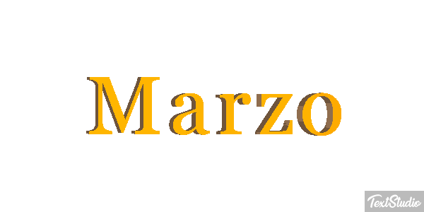 Marzo Text effect