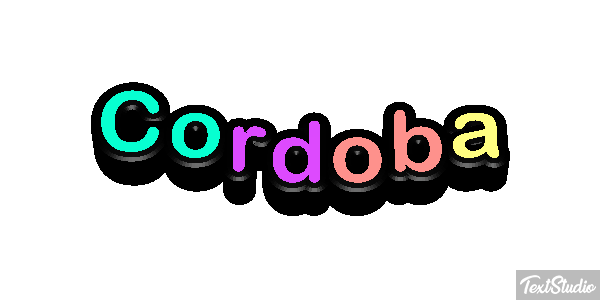 Córdoba Efekt tekstowy