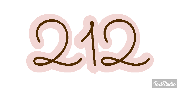 212 Текстовый эффект
