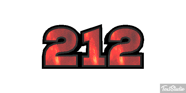 212 Текстовый эффект