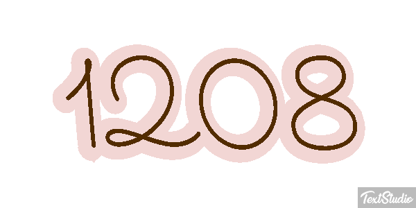 1208 Text effect