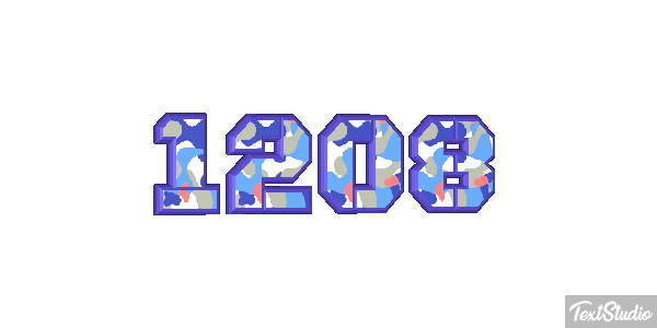 1208 Text effect
