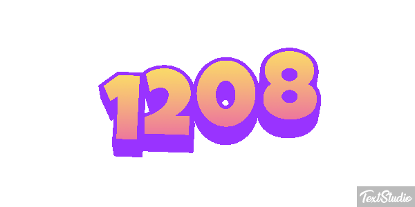 1208 Text effect