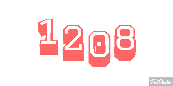1208 Text effect
