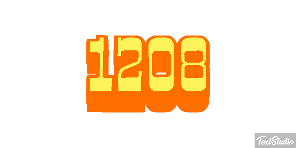 1208 Text effect