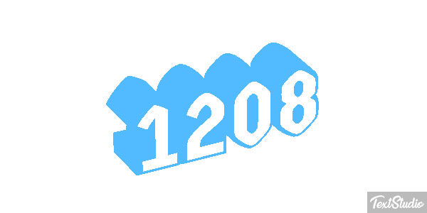 1208 Text effect