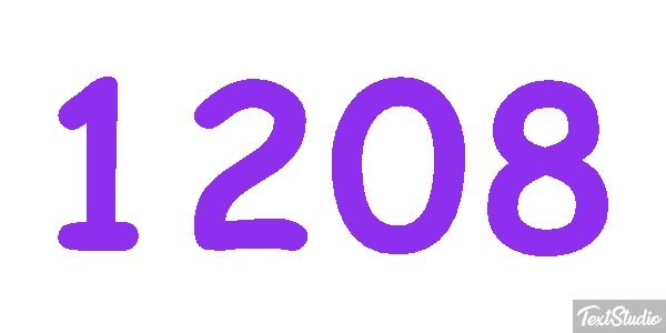 1208 Text effect