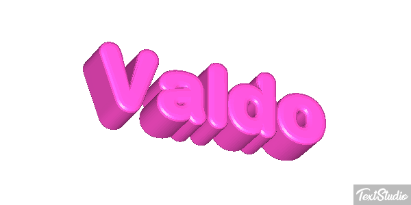 Valdo Текстовый эффект