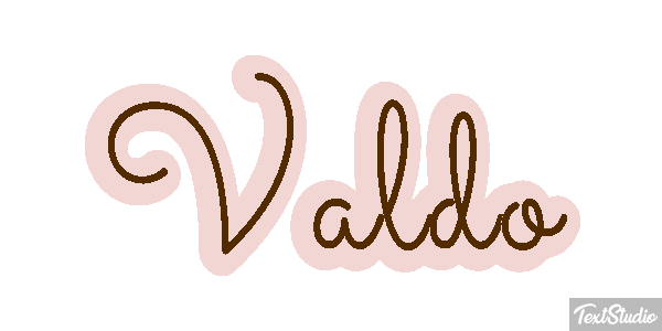 Valdo Текстовый эффект