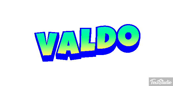 Valdo Текстовый эффект