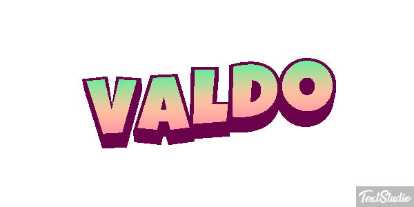 Valdo Текстовый эффект
