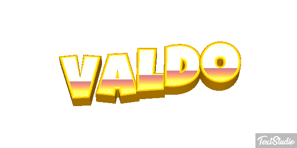 Valdo Текстовый эффект