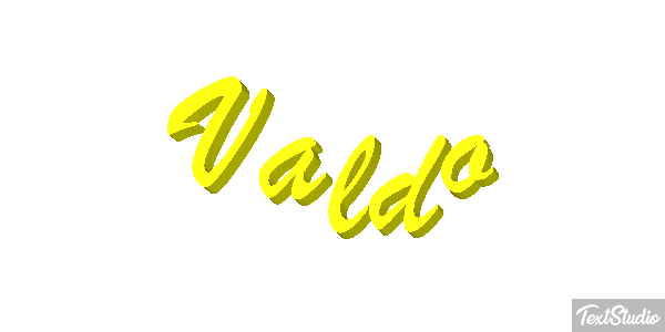 Valdo Текстовый эффект