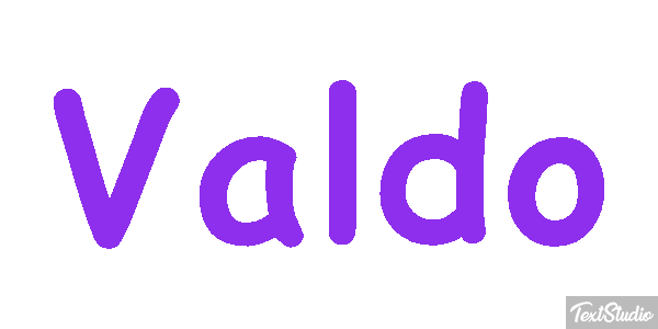 Valdo Текстовый эффект