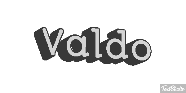 Valdo Текстовый эффект