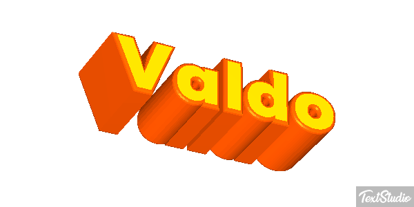 Valdo Текстовый эффект