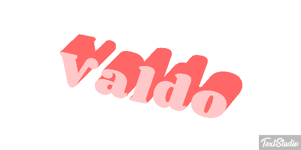 Valdo Текстовый эффект