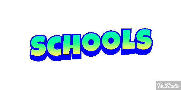 Schools Text effect