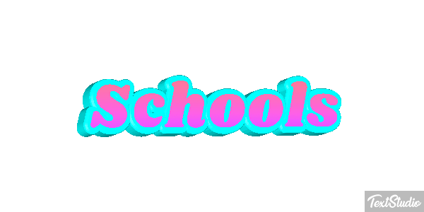 Schools Text effect