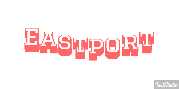 Eastport Efekt tekstowy