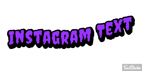 Instagram Text Text effect