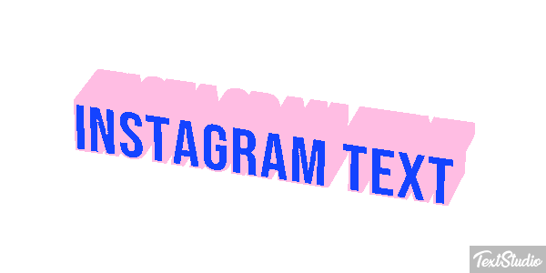 Instagram Text Text effect