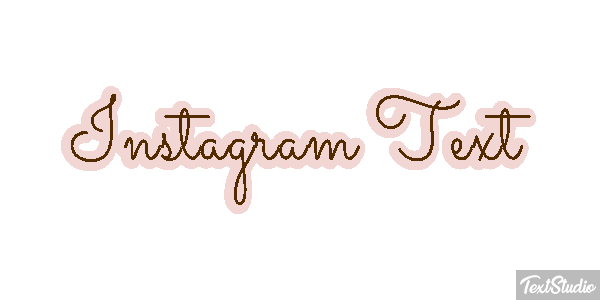 Instagram Text Text effect