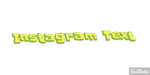 Instagram Text Text effect