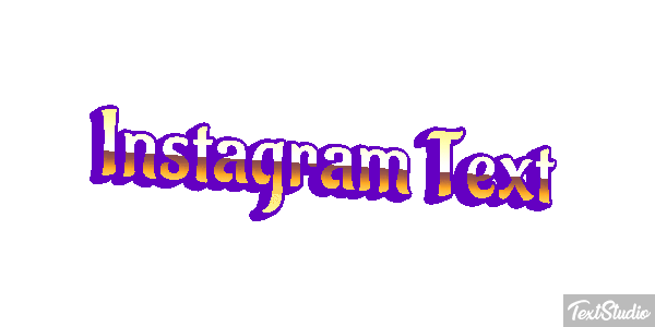 Instagram Text Text effect