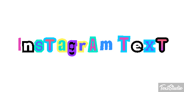 Instagram Text Text effect