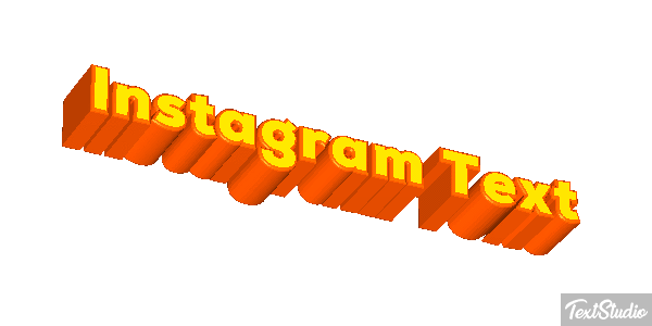 Instagram Text Text effect