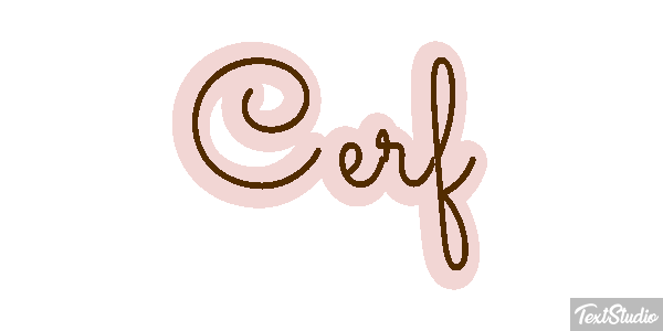 Cerf Effet de texte