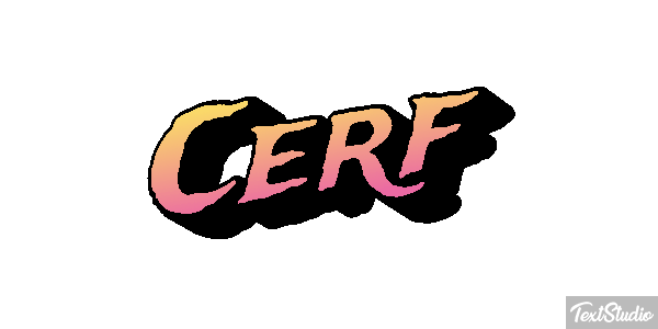 Cerf Effet de texte