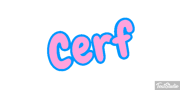 Cerf Effet de texte