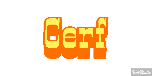 Cerf Effet de texte