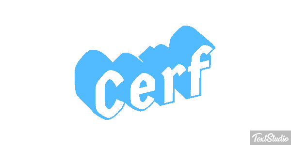 Cerf Effet de texte