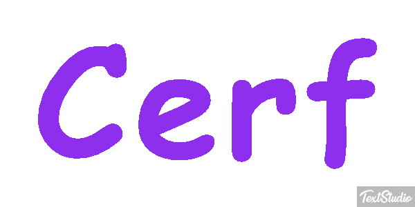 Cerf Effet de texte
