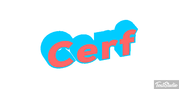 Cerf Effet de texte