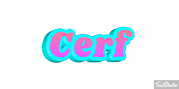 Cerf Effet de texte
