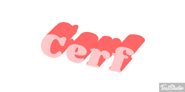 Cerf Effet de texte