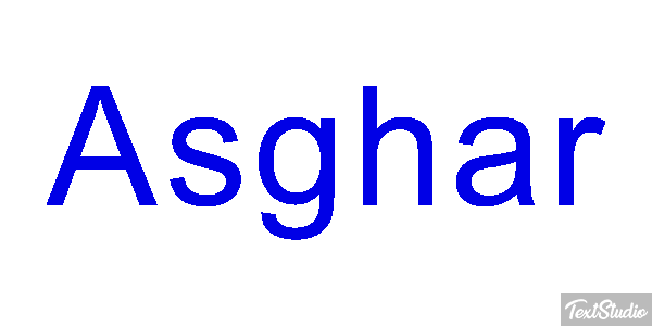 Asghar Efekt tekstowy