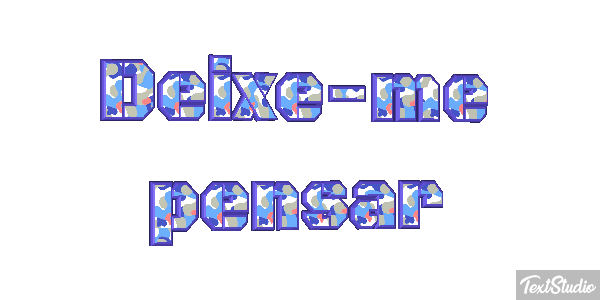 Deixe-me pensar テキスト効果