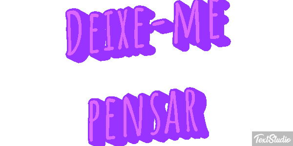Deixe-me pensar テキスト効果