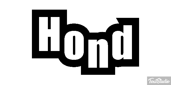 Hond Texteffekt